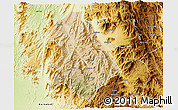 Satellite 3D Map of Asmat, physical outside