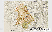 Satellite 3D Map of Asmat, shaded relief outside