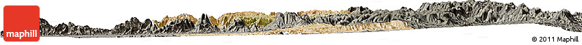 Satellite Horizon Map of Asmat, darken, semi-desaturated