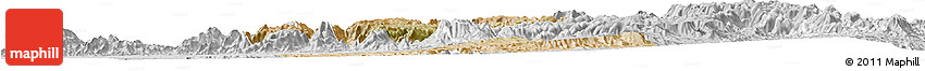 Satellite Horizon Map of Asmat, lighten, desaturated