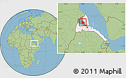 Savanna Style Location Map of Asmat, highlighted country, highlighted parent region, within the entire country