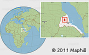 Savanna Style Location Map of Asmat, highlighted country