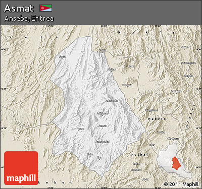 Classic Style Map of Asmat