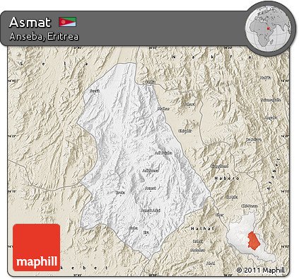 Classic Style Map of Asmat