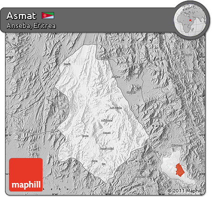 Gray Map of Asmat