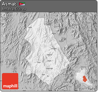 Gray Map of Asmat