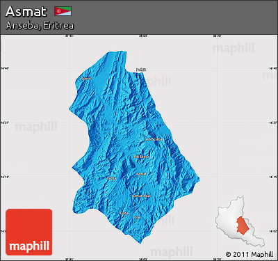 Political Map of Asmat, cropped outside