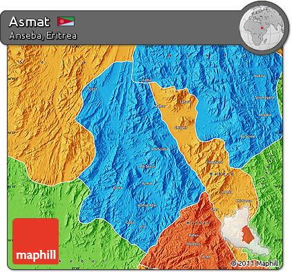 Political Map of Asmat