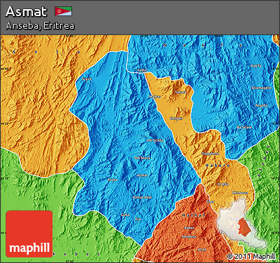 Political Map of Asmat
