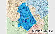 Political Map of Asmat, lighten