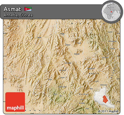 Satellite Map of Asmat