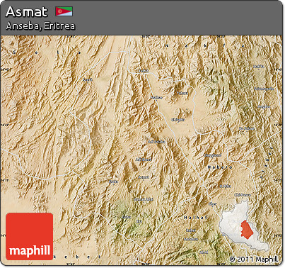 Satellite Map of Asmat