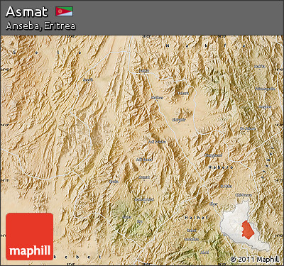 Satellite Map of Asmat