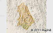 Satellite Map of Asmat, lighten