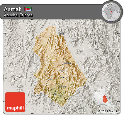 Satellite Map of Asmat, lighten, semi-desaturated