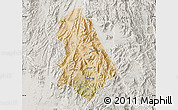 Satellite Map of Asmat, lighten, semi-desaturated