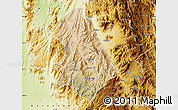 Satellite Map of Asmat, physical outside