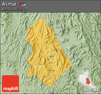 Savanna Style Map of Asmat