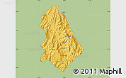 Savanna Style Map of Asmat, single color outside
