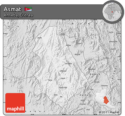 Silver Style Map of Asmat