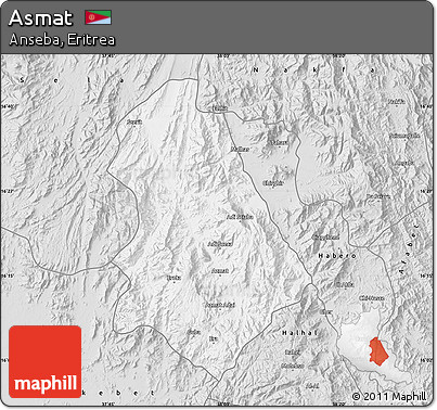 Silver Style Map of Asmat