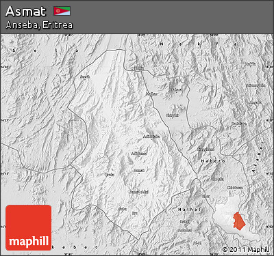 Silver Style Map of Asmat