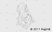 Silver Style Map of Asmat, single color outside