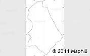 Blank Simple Map of Asmat, cropped outside, no labels