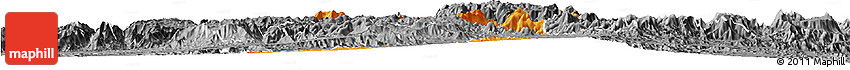 Political Horizon Map of Habero, desaturated