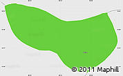 Political Simple Map of Keren, single color outside, borders and labels