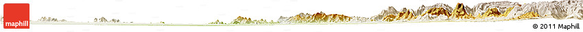 Physical Horizon Map of Kerkebet, lighten