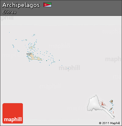 Satellite 3D Map of Archipelagos, cropped outside