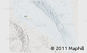 Shaded Relief 3D Map of Archipelagos, lighten, semi-desaturated
