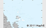 Gray Simple Map of Dahlak