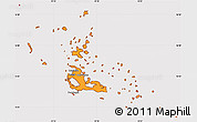 Political Simple Map of Dahlak, cropped outside