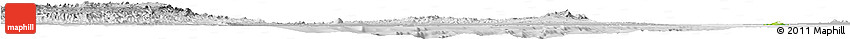 Physical Horizon Map of Archipelagos, lighten, desaturated