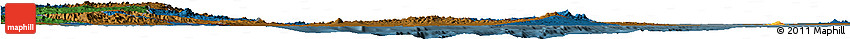 Political Horizon Map of Archipelagos, darken