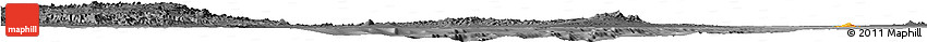 Political Horizon Map of Archipelagos, darken, desaturated