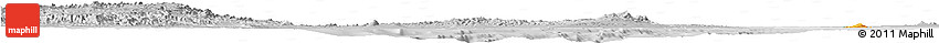 Political Horizon Map of Archipelagos, lighten, desaturated