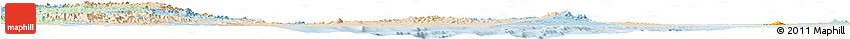 Political Horizon Map of Archipelagos, lighten