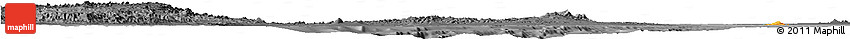 Political Shades Horizon Map of Archipelagos, darken, desaturated