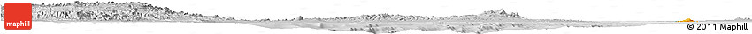 Political Shades Horizon Map of Archipelagos, lighten, desaturated