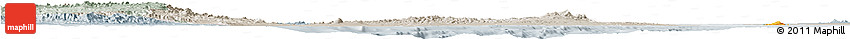 Political Shades Horizon Map of Archipelagos, lighten, semi-desaturated