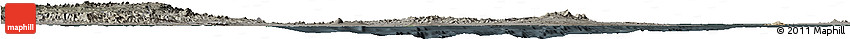 Satellite Horizon Map of Archipelagos, darken, semi-desaturated