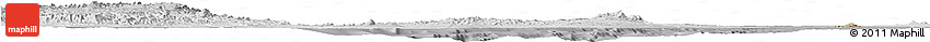 Satellite Horizon Map of Archipelagos, lighten, desaturated