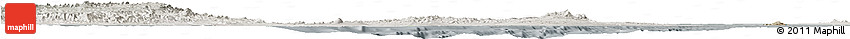 Satellite Horizon Map of Archipelagos, lighten, semi-desaturated