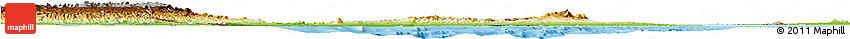 Satellite Horizon Map of Archipelagos, physical outside
