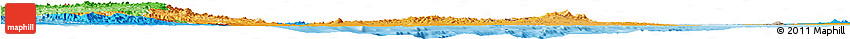Satellite Horizon Map of Archipelagos, political shades outside