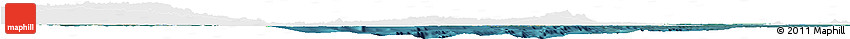 Satellite Horizon Map of Archipelagos, single color outside
