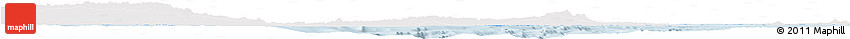 Silver Style Horizon Map of Archipelagos, single color outside